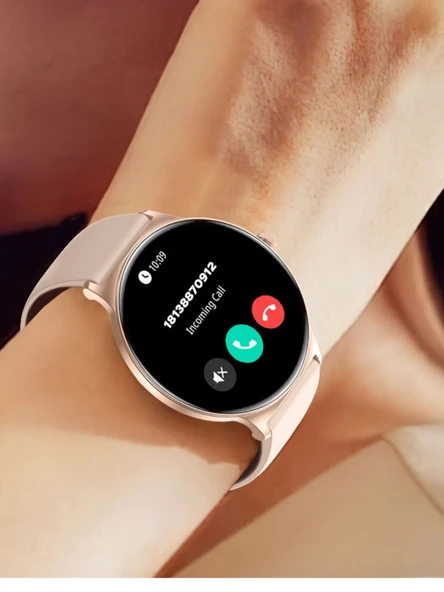 Logia Ultra Thin Femme 48mm Çelik Kasa Metal Kordon Akıllı Saat - 11