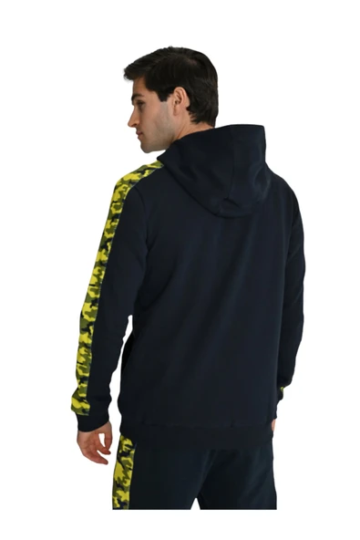 Fenerbahçe Lacivert Tribün Lazer Baskılı Kamuflaj Detaylı Erkek Sweatshirt - Resim 6