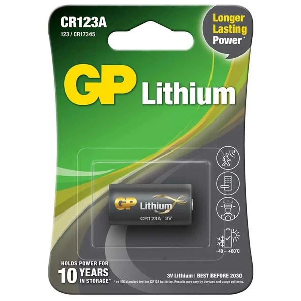 Gp Cr-123a Lityum Pil Cr123a 3v - 1