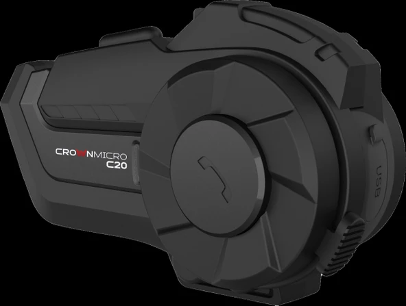 CROWN MICRO C20 Motosiklet Kask Bluetooth interkom Seti