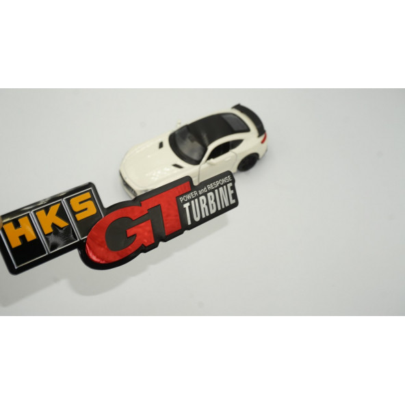 HKS GT Turbine Sports Metal Plaka Logo Arma