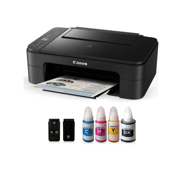 Canon E3640 Wifi Yazıcı Ve Tıpalı Kartuş Sistemi Bk8681988035035 Canon
