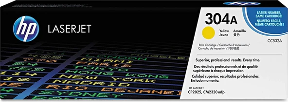 Hp Cc532A-304A Sarı Toneri