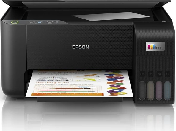 Epson Ecotank L3210 Mürekkep Püskürtmeli Çok Fonksiyonlu Yazıcı