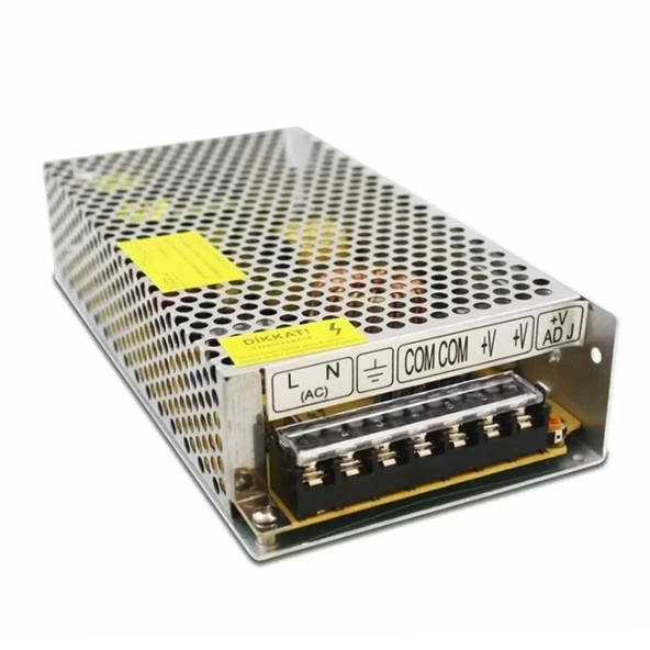 Rewel Ops-120 Metal Kasa Adaptör 12 Volt 10 Amper