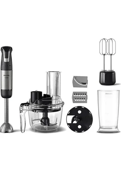 Philips 5000 Serisi Blender Seti, 1200W, SpeedTrigger Teknolojisi, Mutfak Robotu Aksesuarları, HR2695/01 - 1