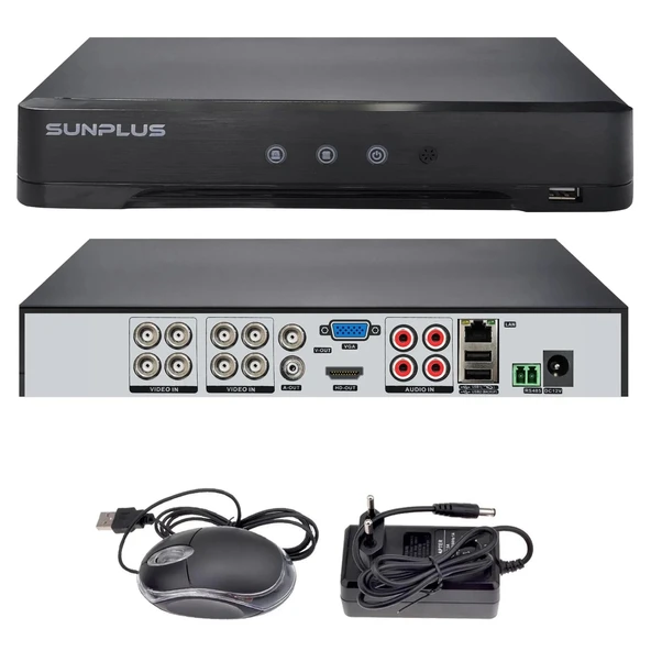 Sunplus Sp-8200 Ahd Dvr Kayıt Cihazı 8 Kanal 5mp Xmeye