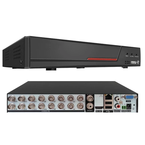 Ramtech Ahd Dvr Kayıt Cihazı 16 Kanal 5mp Xmeye