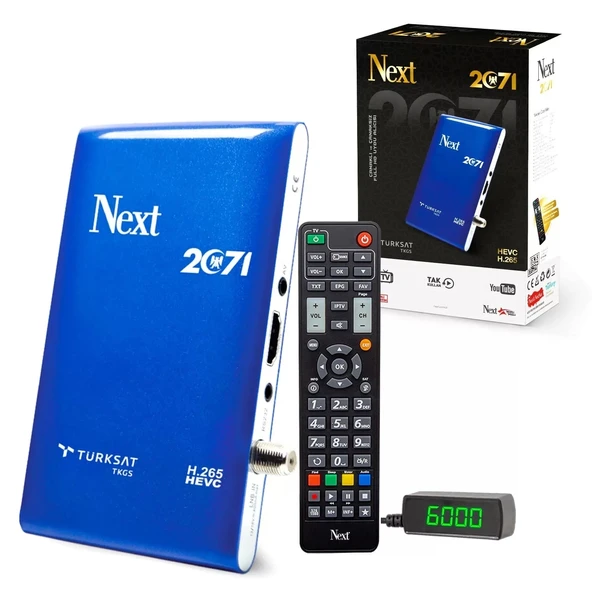 Next Ye-2071 Uydu Alıcı Mini Full Hd Wifi Youtube Free Iptv