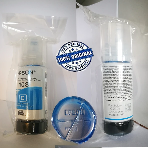 Epson 103 Takım Mürekkep L3110/L3111/L3150/L3151/L4150 . - 4