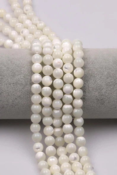 Sedef Doğaltaş Dizi 8 mm Küre Kesim ürün görseli