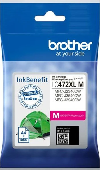 BROTHER LC472XLM 1500 Sayfa Yüksek Kapasite Kırmızı Kartuş