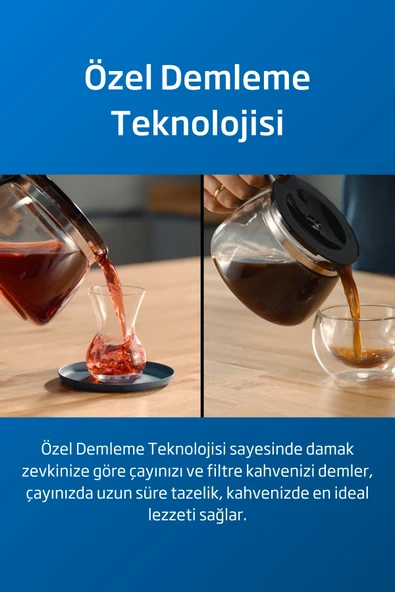 Beko CFM 8147 I Dem Deluxe Otomatik Çay Makinesi - 8