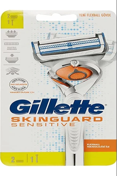 Gillette Skinguard Sensitive 2 Yedekli Tıraş Makinesi - Resim 2