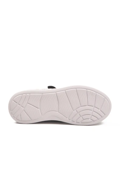 Aspor Siyah Rugan Simli Cırtlı Kız Çocuk Spor Ayakkabı - Resim 5