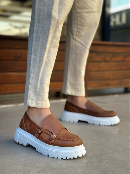 ET0242 Tokalı Klasik Yüksek Taban Taba Erkek Ayakkabı ürün görseli