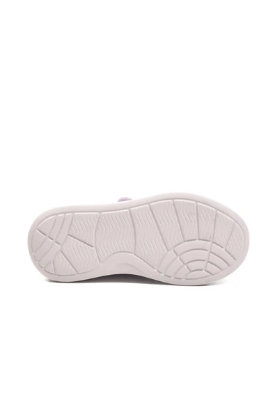 Aspor Lila Rugan Simli Cırtlı Kız Çocuk Spor Ayakkabı - Resim 5