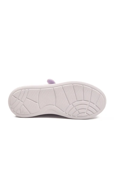 Aspor Lila Rugan Simli Cırtlı Kız Çocuk Spor Ayakkabı - 5