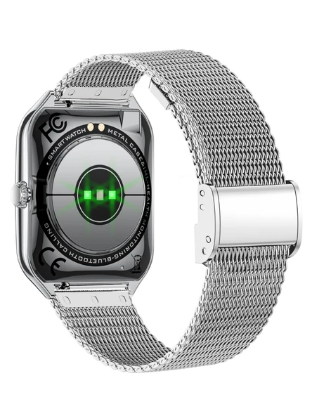 Logia Ultra Thin Edge 48mm Çelik Kasa Metal Kordon Akıllı Saat - 6