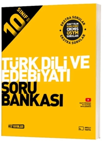 Hız Yayınları 10. Sınıf Türk Dili ve Edebiyatı Soru Bankası ürün görseli