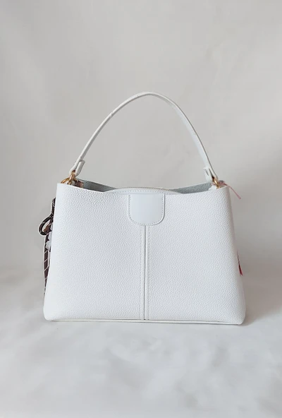 25AA266 Model Sarach Marka Beyaz Renk El ve Omuz Çantası - 3