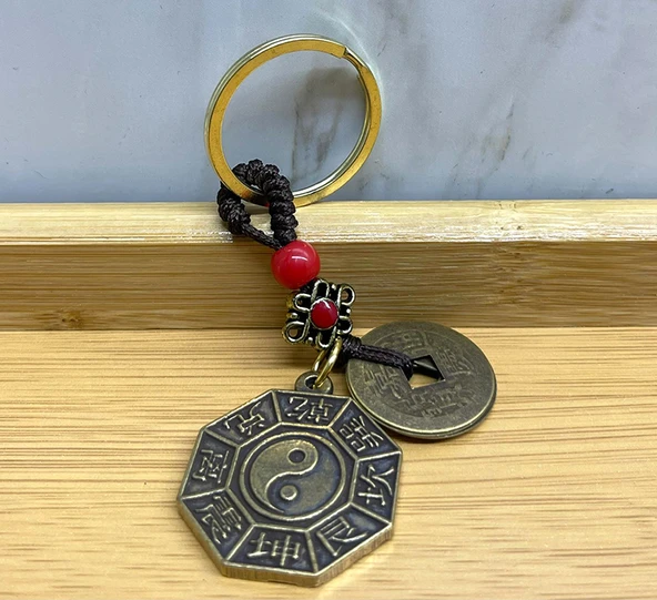 Periboia Metal Yin Yang Anahtarlık