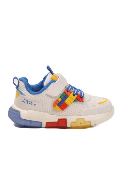 Cool Saks Cırtlı Işıklı Erkek Çocuk Spor Ayakkabı - 2