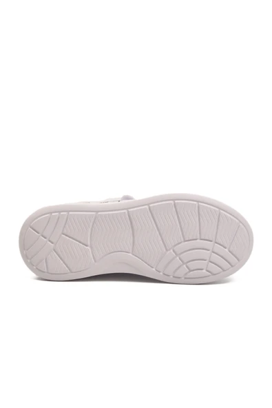 Aspor Beyaz Rugan Simli Cırtlı Kız Çocuk Spor Ayakkabı - Resim 5