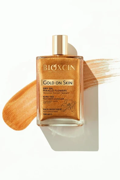 Bioxcin Gold On Skin Altın Parıltılı Kuru Yağ 100 ml - 6