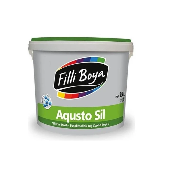 Filli Boya Aqusto Sil Fotokatalitik Dış Cephe Boyası 15 Lt