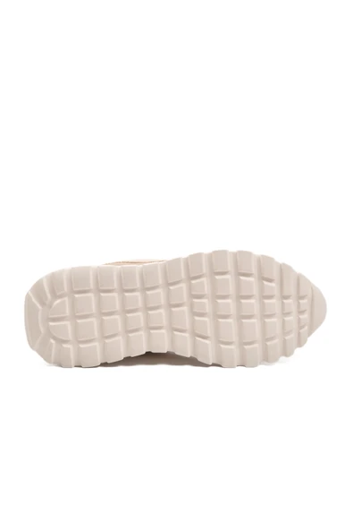 Aspor Bej Bağcıklı Kadın Spor Ayakkabı - Resim 5