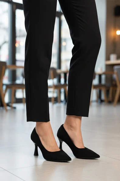 Aspor Siyah Kadın Topuklu Ayakkabı - 3