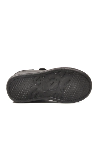 Aspor Siyah Cırtlı Unisex Çocuk Spor Ayakkabı - 5