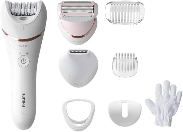 Philips Epilator Series 8000 Islak ve Kuru epilatör BRE720/05