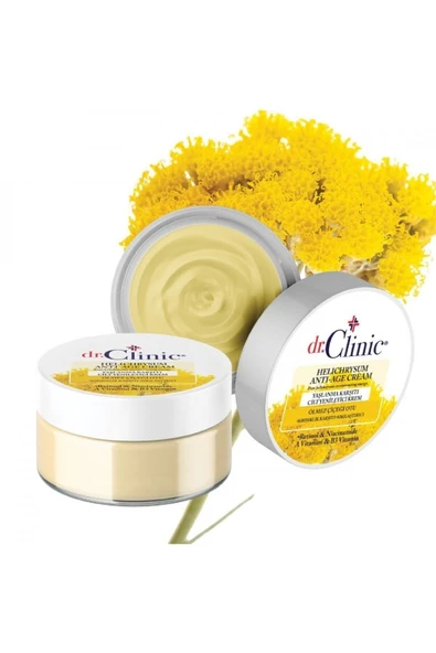DR.CLİNİC ÖLMEZ ÇİÇEĞİ OTU HELİCHRYSUM CİLT YENİLEYİCİ KREM 50 ML ürün görseli 1