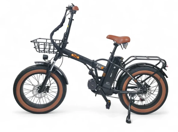 ALBA FOLD F 750 mid OFF ROAD PREMİUM 48V 16Ah(768Wh) SİYAH ZIRHLI LASTİK - Resim 2