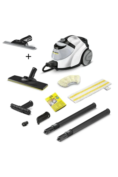Karcher SC 5 Easyfix Iron Plug Buharlı Temizlik Makinesi + Cam Temizleme Modülü - 1