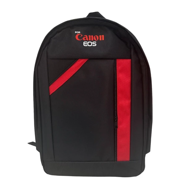 Canon Dslr Fotoğraf Makine Çift Askı Laptop Bölmeli Sırt Çantası - 1