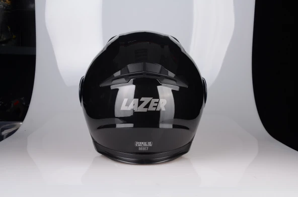 LAZER GOLDEN ÇENE AÇILIR KASK PARLAK SİYAH - 3