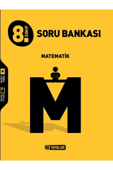 Hız Yayınları 8.Sınıf Hız Yay. Matematik Soru Bankası ( Video Çözümlü ) ürün görseli