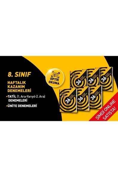 Hız Yayınları 8. Sınıf 36 Haftalık Kazanım Denemeleri Seti - Resim 4