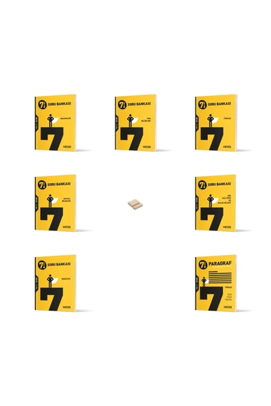 Hız Yayınları 7. Sınıf Tüm Dersler ve Paragraf 7li Set Soru Bankası ürün görseli