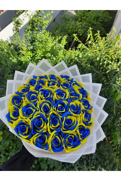 BUKET DÜNYASI 30 lu FENERBAHÇE Solmayan Gül Buketi - 2