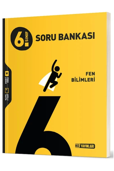 Hız Yayınları 6.Sınıf Hız Yay. Fen Bilimleri Soru Bankası ( Video Çözümlü ) ürün görseli