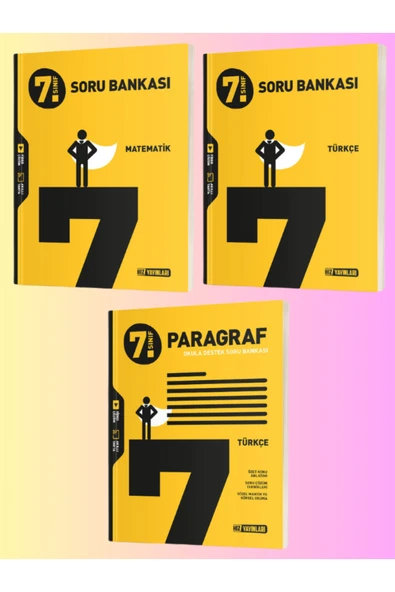 Hız Yayınları Hız Yayınları 7.sınıf Soru Bankası Set MAT-TÜRKÇE-PARAGRAF ürün görseli