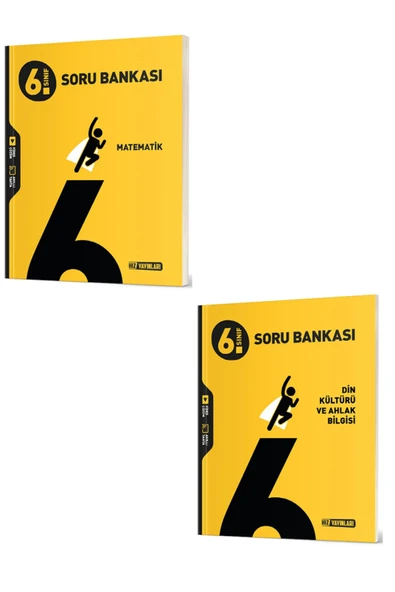 Hız Yayınları 6.Sınıf HIZ Matematik Soru Bankası + 6.Sınıf HIZ Din Kültürü Soru Bankası ( Video Çözümlü) - 2 KİTAP ürün görseli