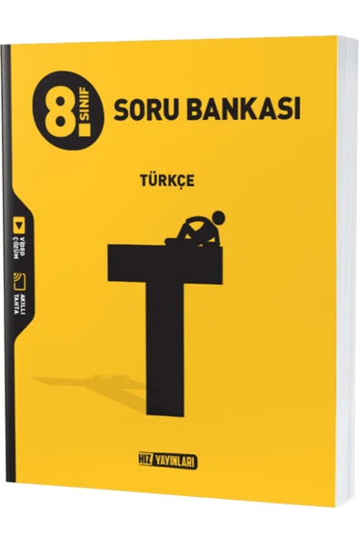 Hız Yayınları Hız 8:Sınıf Türkçe Soru Bankası (YENİ) ürün görseli