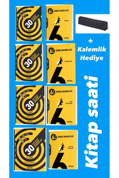 Hız Yayınları hız yayınları 6. sıınıf 4 ana ders seti deneme + soru bankası hediyeli ürün görseli