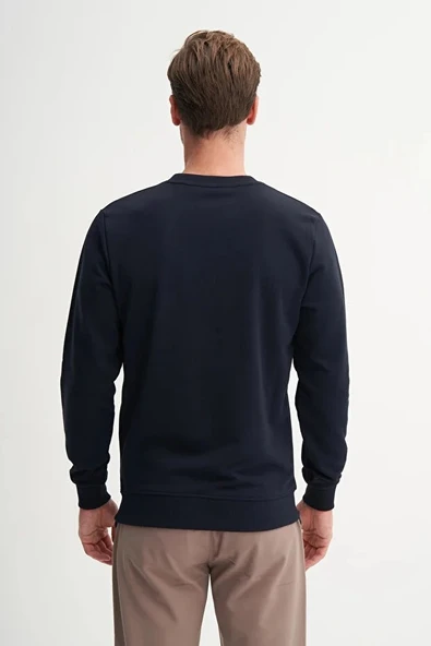 Cazador Slim Fit Mevsimlik 3 İplik Pamuk Karışımlı Sweatshirt-54160 - Resim 3