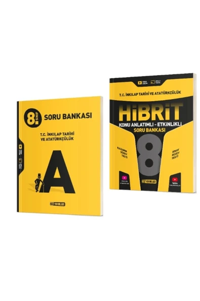 Hız Yayınları HIZ YAYINLARI 8. Sınıf İnkılap Tarihi ve Atatürkçülük Soru Bankası + Hibrit Soru Bankası (Konu Anlat ürün görseli
